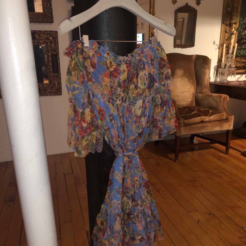 OBO Zimmerman Off Shoulder Mini Dress
